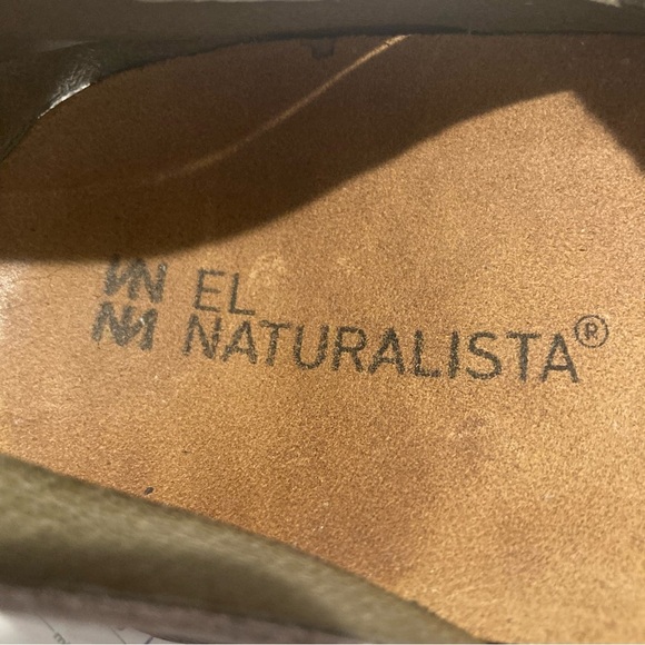 EL NATURALISTA Sz 38 Zumaia Leather Velcro Closure Elastic On One Strap Sandals - Picture 9 of 10
